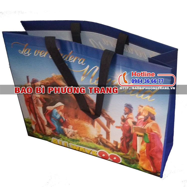 Túi vải không dệt cán màng có in