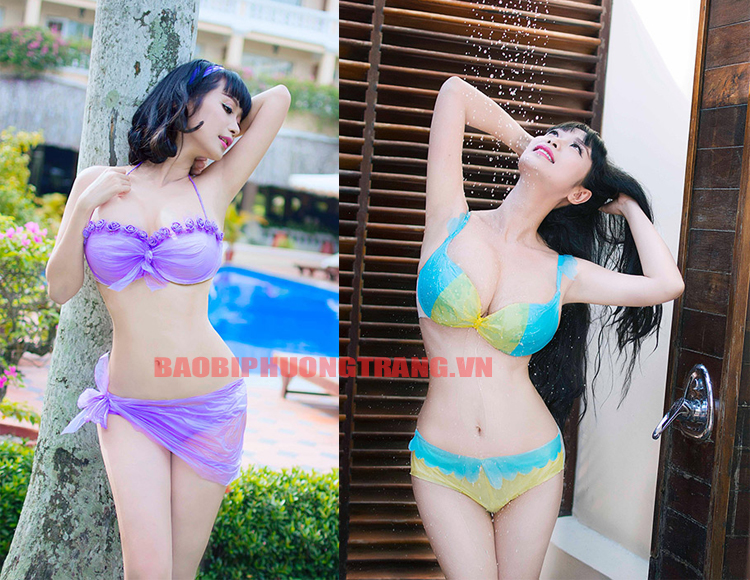 bikini làm từ túi nilon tái chế