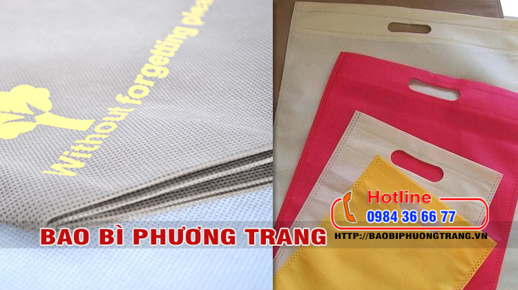 nguyên liệu sản xuất túi vải không dệt