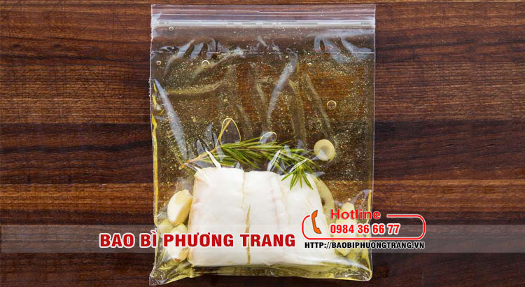 dùng túi zipper đựng thực phẩm an toàn