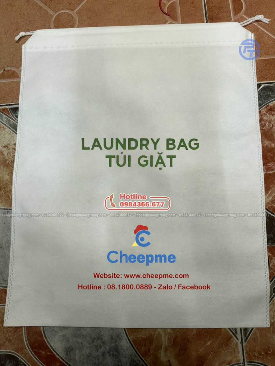 túi giặt ủi dây rút cho khách sạn cao cấp
