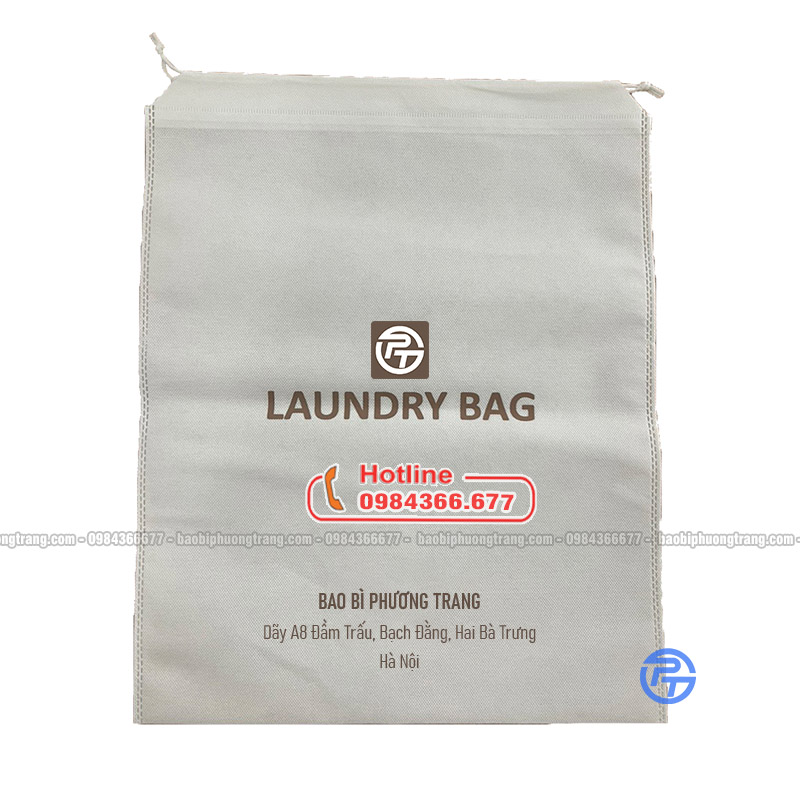 túi giặt là dây rút cho khách sạn đựng quần áo