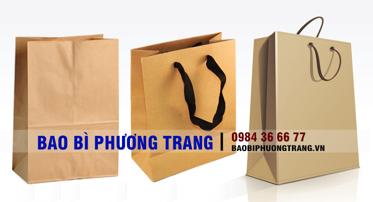 túi giấy kraft các loại