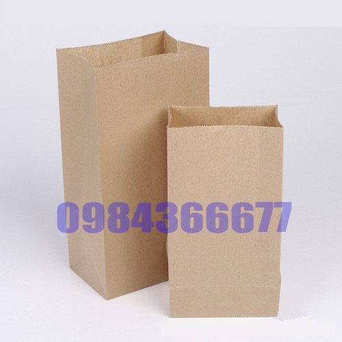 túi kraft giấy màu nâu