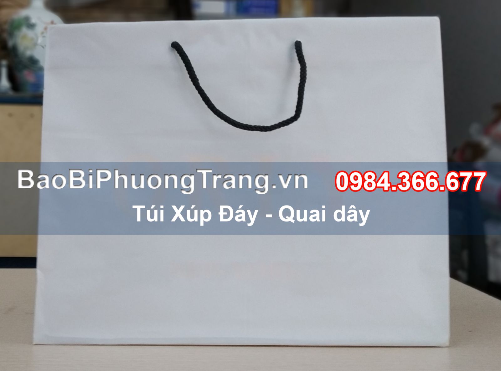 túi nilon súp đáy quai dây