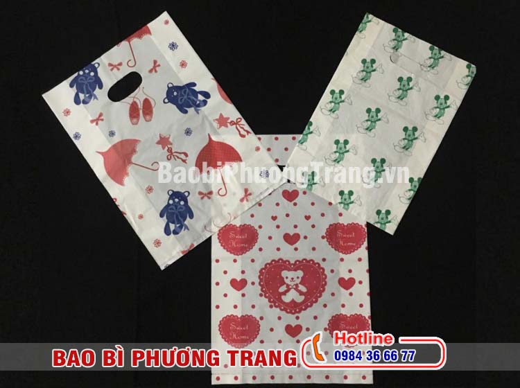 túi nilon in hình sẵn đẹp cho cửa hàng 