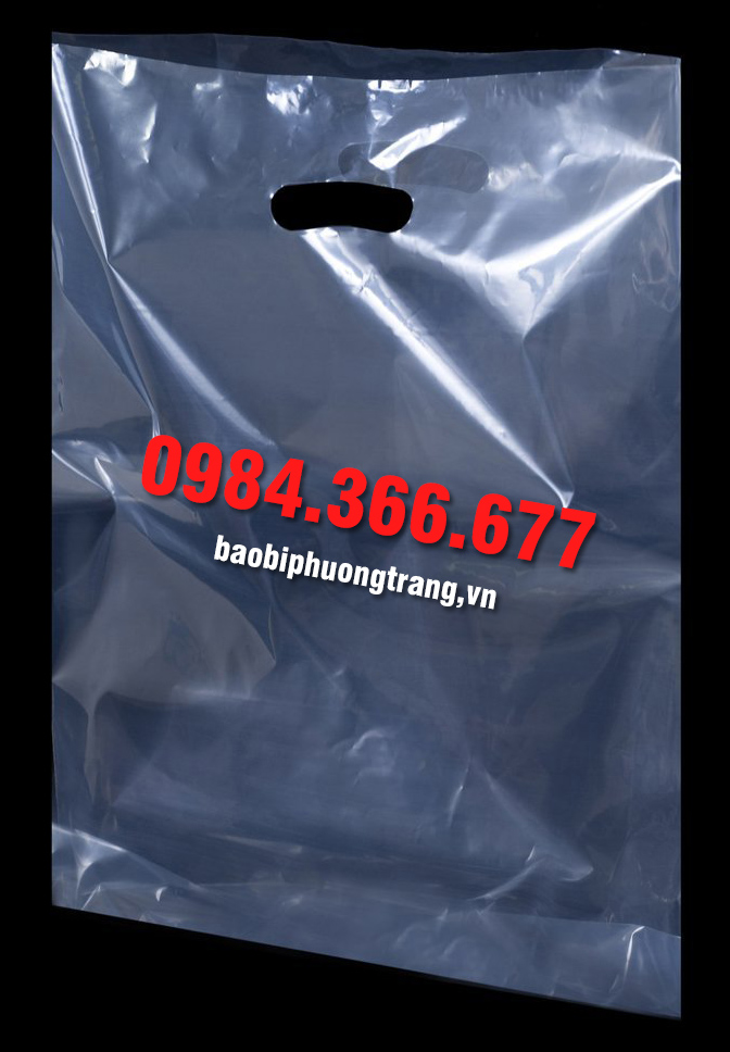 túi nilon trong suốt chất liệu PE cỡ nhỏ