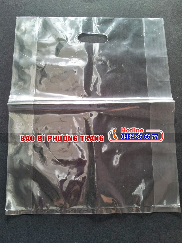 túi pe trong suốt đẹp