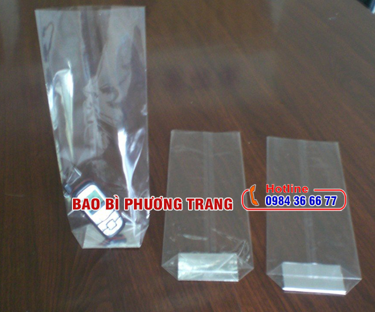 túi opp xúp đáy trong suốt
