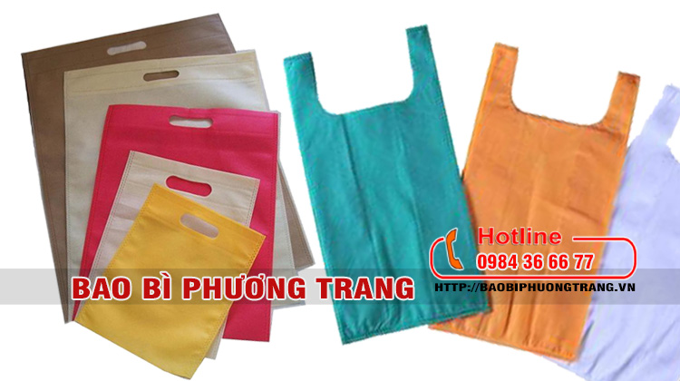 túi vải không dệt cắt quai và đục lỗ