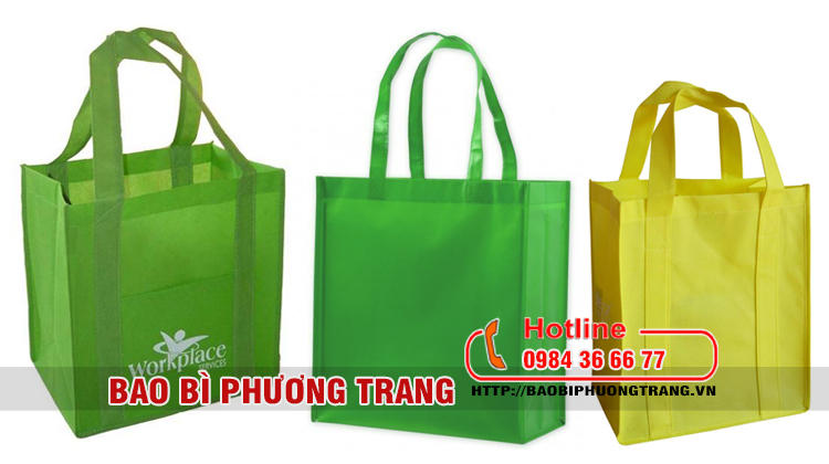 túi vải không dệt siêu thị