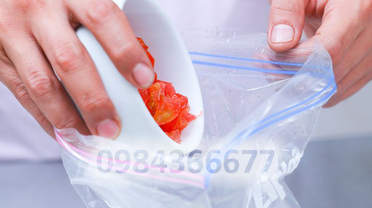 túi zip đựng thức ăn chín và tươi sống