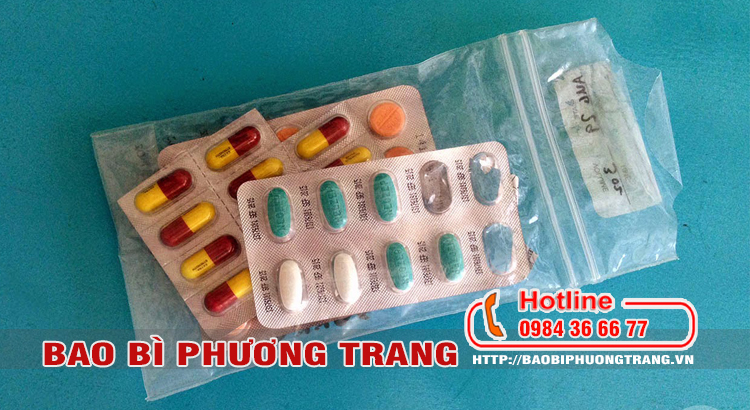 Túi zipper đựng thuốc trong suốt